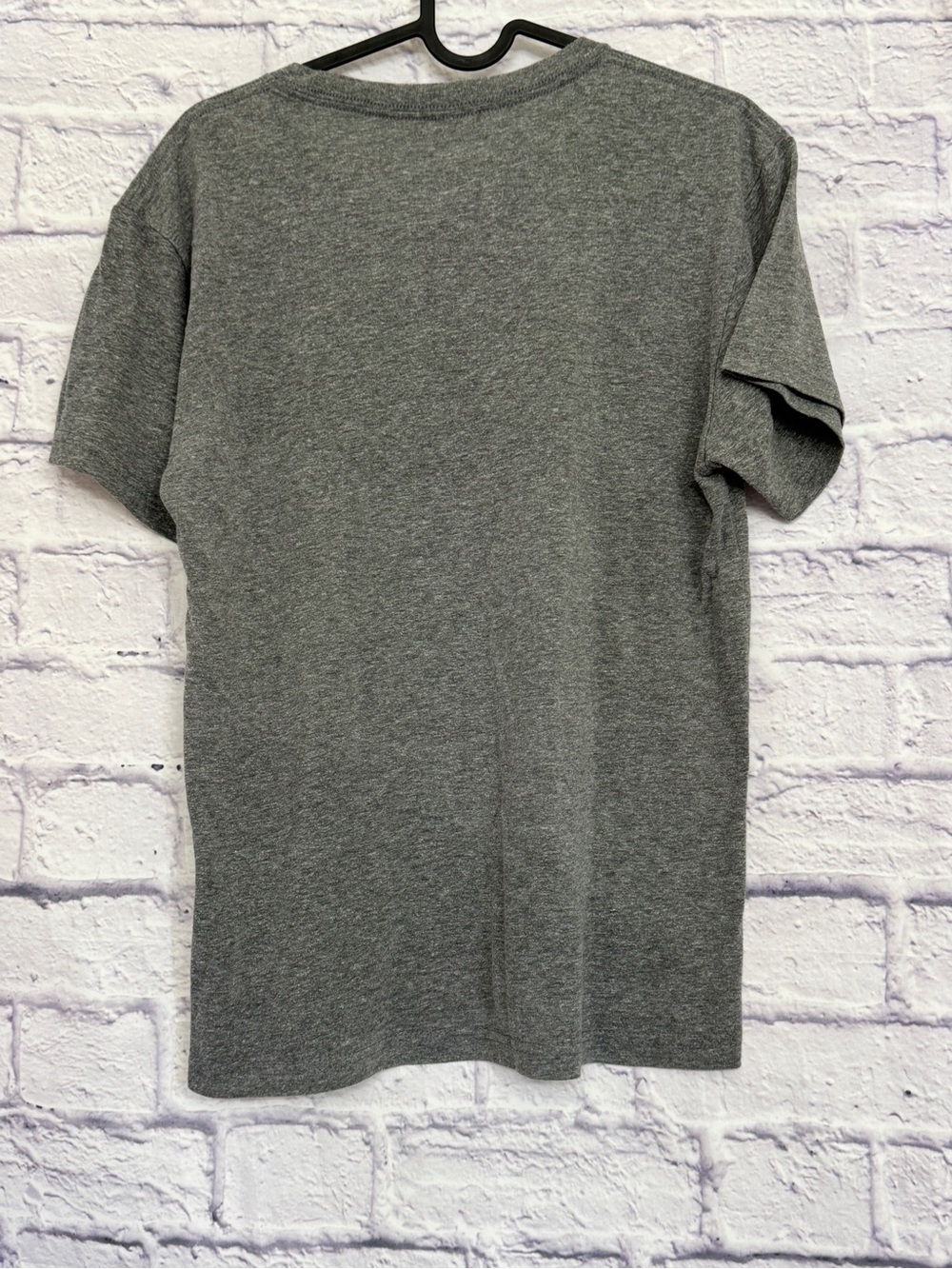 Gray Graphic Tee with Neon Green 'Raging Idiots' Script - Picture 2 of 3